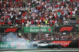 World Champion Lewis Hamilton (GBR) Mercedes AMG F1 W09. 28.10.2018. Formula 1 World Championship, Rd 19, Mexican Grand Prix, Mexico City, Mexico, Race Day.