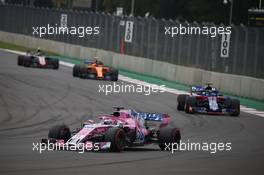 Sergio Perez (MEX) Racing Point Force India F1 VJM11. 28.10.2018. Formula 1 World Championship, Rd 19, Mexican Grand Prix, Mexico City, Mexico, Race Day.