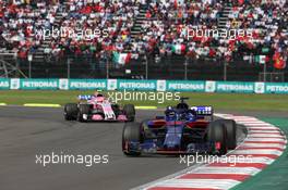 Brendon Hartley (NZL) Scuderia Toro Rosso STR13. 28.10.2018. Formula 1 World Championship, Rd 19, Mexican Grand Prix, Mexico City, Mexico, Race Day.