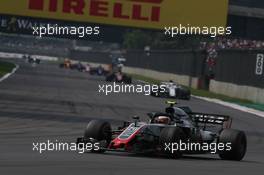 Kevin Magnussen (DEN) Haas VF-18. 28.10.2018. Formula 1 World Championship, Rd 19, Mexican Grand Prix, Mexico City, Mexico, Race Day.