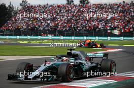 Lewis Hamilton (GBR) Mercedes AMG F1 W09. 28.10.2018. Formula 1 World Championship, Rd 19, Mexican Grand Prix, Mexico City, Mexico, Race Day.