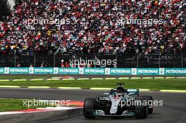 Lewis Hamilton (GBR) Mercedes AMG F1 W09. 28.10.2018. Formula 1 World Championship, Rd 19, Mexican Grand Prix, Mexico City, Mexico, Race Day.