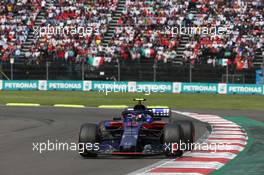 Pierre Gasly (FRA) Scuderia Toro Rosso. 28.10.2018. Formula 1 World Championship, Rd 19, Mexican Grand Prix, Mexico City, Mexico, Race Day.