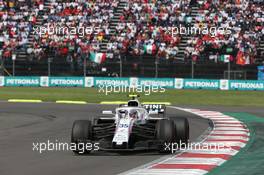 Sergey Sirotkin (RUS) Williams FW41. 28.10.2018. Formula 1 World Championship, Rd 19, Mexican Grand Prix, Mexico City, Mexico, Race Day.
