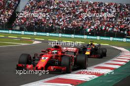 Sebastian Vettel (GER) Ferrari SF71H. 28.10.2018. Formula 1 World Championship, Rd 19, Mexican Grand Prix, Mexico City, Mexico, Race Day.