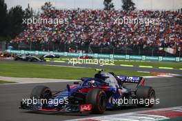 Pierre Gasly (FRA) Scuderia Toro Rosso. 28.10.2018. Formula 1 World Championship, Rd 19, Mexican Grand Prix, Mexico City, Mexico, Race Day.