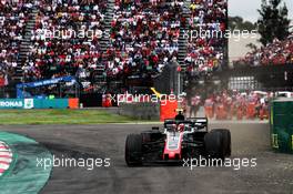 Kevin Magnussen (DEN) Haas VF-18 runs wide. 28.10.2018. Formula 1 World Championship, Rd 19, Mexican Grand Prix, Mexico City, Mexico, Race Day.