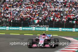 Esteban Ocon (FRA) Racing Point Force India F1 VJM11. 28.10.2018. Formula 1 World Championship, Rd 19, Mexican Grand Prix, Mexico City, Mexico, Race Day.