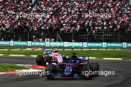 Brendon Hartley (NZL) Scuderia Toro Rosso STR13. 28.10.2018. Formula 1 World Championship, Rd 19, Mexican Grand Prix, Mexico City, Mexico, Race Day.