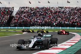 Valtteri Bottas (FIN) Mercedes AMG F1 W09. 28.10.2018. Formula 1 World Championship, Rd 19, Mexican Grand Prix, Mexico City, Mexico, Race Day.