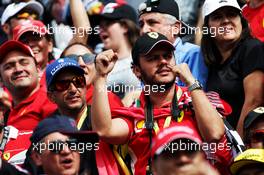 Fans in the grandstand. 28.10.2018. Formula 1 World Championship, Rd 19, Mexican Grand Prix, Mexico City, Mexico, Race Day.