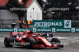 Sebastian Vettel (GER) Ferrari SF71H. 28.10.2018. Formula 1 World Championship, Rd 19, Mexican Grand Prix, Mexico City, Mexico, Race Day.