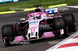 Sergio Perez (MEX) Racing Point Force India F1 VJM11 28.10.2018. Formula 1 World Championship, Rd 19, Mexican Grand Prix, Mexico City, Mexico, Race Day.