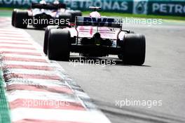 Sergio Perez (MEX) Racing Point Force India F1 VJM11. 28.10.2018. Formula 1 World Championship, Rd 19, Mexican Grand Prix, Mexico City, Mexico, Race Day.