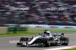 Lewis Hamilton (GBR) Mercedes AMG F1 W09. 28.10.2018. Formula 1 World Championship, Rd 19, Mexican Grand Prix, Mexico City, Mexico, Race Day.