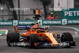 Stoffel Vandoorne (BEL) McLaren MCL33. 27.10.2018. Formula 1 World Championship, Rd 19, Mexican Grand Prix, Mexico City, Mexico, Qualifying Day.