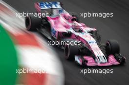 Sergio Perez (MEX) Racing Point Force India F1 VJM11. 27.10.2018. Formula 1 World Championship, Rd 19, Mexican Grand Prix, Mexico City, Mexico, Qualifying Day.