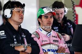 Sergio Perez (MEX) Racing Point Force India F1 Team. 27.10.2018. Formula 1 World Championship, Rd 19, Mexican Grand Prix, Mexico City, Mexico, Qualifying Day.