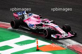 Sergio Perez (MEX) Racing Point Force India F1 VJM11. 27.10.2018. Formula 1 World Championship, Rd 19, Mexican Grand Prix, Mexico City, Mexico, Qualifying Day.