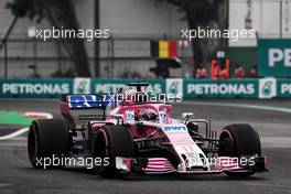 Sergio Perez (MEX) Racing Point Force India F1 VJM11. 27.10.2018. Formula 1 World Championship, Rd 19, Mexican Grand Prix, Mexico City, Mexico, Qualifying Day.