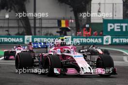 Esteban Ocon (FRA) Racing Point Force India F1 VJM11. 27.10.2018. Formula 1 World Championship, Rd 19, Mexican Grand Prix, Mexico City, Mexico, Qualifying Day.