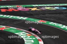 Sergio Perez (MEX) Racing Point Force India F1 VJM11. 27.10.2018. Formula 1 World Championship, Rd 19, Mexican Grand Prix, Mexico City, Mexico, Qualifying Day.