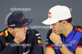 Max Verstappen (NLD) Red Bull Racing and Pierre Gasly (FRA) Scuderia Toro Rosso  25.10.2018. Formula 1 World Championship, Rd 19, Mexican Grand Prix, Mexico City, Mexico, Preparation Day.