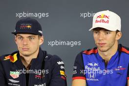 Max Verstappen (NLD) Red Bull Racing and Pierre Gasly (FRA) Scuderia Toro Rosso  25.10.2018. Formula 1 World Championship, Rd 19, Mexican Grand Prix, Mexico City, Mexico, Preparation Day.