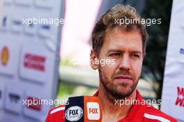 Sebastian Vettel (GER) Ferrari. 25.10.2018. Formula 1 World Championship, Rd 19, Mexican Grand Prix, Mexico City, Mexico, Preparation Day.