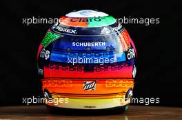 The helmet of Sergio Perez (MEX) Racing Point Force India F1 Team. 25.10.2018. Formula 1 World Championship, Rd 19, Mexican Grand Prix, Mexico City, Mexico, Preparation Day.