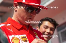 Kimi Raikkonen (FIN) Ferrari. 25.10.2018. Formula 1 World Championship, Rd 19, Mexican Grand Prix, Mexico City, Mexico, Preparation Day.
