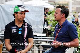 (L to R): Sergio Perez (MEX) Racing Point Force India F1 Team with Will Buxton (GBR) F1 Digital Presenter. 25.10.2018. Formula 1 World Championship, Rd 19, Mexican Grand Prix, Mexico City, Mexico, Preparation Day.