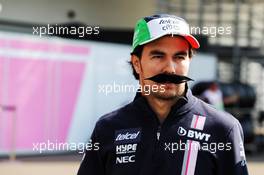 Sergio Perez (MEX) Racing Point Force India F1 Team. 25.10.2018. Formula 1 World Championship, Rd 19, Mexican Grand Prix, Mexico City, Mexico, Preparation Day.