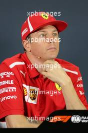 Kimi Raikkonen (FIN) Scuderia Ferrari  25.10.2018. Formula 1 World Championship, Rd 19, Mexican Grand Prix, Mexico City, Mexico, Preparation Day.
