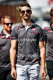 Romain Grosjean (FRA) Haas F1 Team walks the circuit with the team. 25.10.2018. Formula 1 World Championship, Rd 19, Mexican Grand Prix, Mexico City, Mexico, Preparation Day.