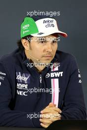 Sergio Perez (MEX) Sahara Force India F1   25.10.2018. Formula 1 World Championship, Rd 19, Mexican Grand Prix, Mexico City, Mexico, Preparation Day.