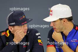 Max Verstappen (NLD) Red Bull Racing andPierre Gasly (FRA) Scuderia Toro Rosso  25.10.2018. Formula 1 World Championship, Rd 19, Mexican Grand Prix, Mexico City, Mexico, Preparation Day.