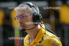 Nick Chester (GBR) Renault Sport F1 Team Chassis Technical Director  28.09.2018. Formula 1 World Championship, Rd 16, Russian Grand Prix, Sochi Autodrom, Sochi, Russia, Practice Day.
