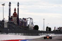 Fernando Alonso (ESP) McLaren MCL33. 28.09.2018. Formula 1 World Championship, Rd 16, Russian Grand Prix, Sochi Autodrom, Sochi, Russia, Practice Day.