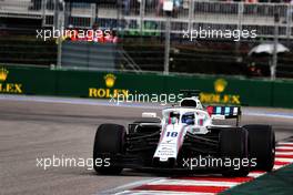 Lance Stroll (CDN) Williams FW41. 28.09.2018. Formula 1 World Championship, Rd 16, Russian Grand Prix, Sochi Autodrom, Sochi, Russia, Practice Day.