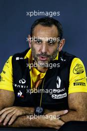 Cyril Abiteboul (FRA) Renault Sport F1 Managing Director in the FIA Press Conference. 28.09.2018. Formula 1 World Championship, Rd 16, Russian Grand Prix, Sochi Autodrom, Sochi, Russia, Practice Day.