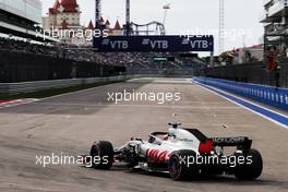 Romain Grosjean (FRA) Haas F1 Team VF-18. 28.09.2018. Formula 1 World Championship, Rd 16, Russian Grand Prix, Sochi Autodrom, Sochi, Russia, Practice Day.