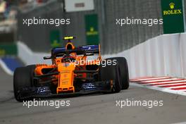 Stoffel Vandoorne (BEL) McLaren F1  28.09.2018. Formula 1 World Championship, Rd 16, Russian Grand Prix, Sochi Autodrom, Sochi, Russia, Practice Day.