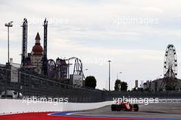 Sebastian Vettel (GER) Ferrari SF71H. 28.09.2018. Formula 1 World Championship, Rd 16, Russian Grand Prix, Sochi Autodrom, Sochi, Russia, Practice Day.