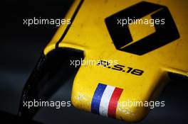 Renault Sport F1 Team RS18 nosecone. 28.09.2018. Formula 1 World Championship, Rd 16, Russian Grand Prix, Sochi Autodrom, Sochi, Russia, Practice Day.