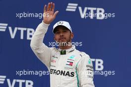 1st place Lewis Hamilton (GBR) Mercedes AMG F1 W09. 30.09.2018. Formula 1 World Championship, Rd 16, Russian Grand Prix, Sochi Autodrom, Sochi, Russia, Race Day.