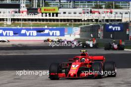 Kimi Raikkonen (FIN) Ferrari SF71H. 30.09.2018. Formula 1 World Championship, Rd 16, Russian Grand Prix, Sochi Autodrom, Sochi, Russia, Race Day.
