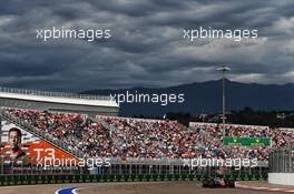 Romain Grosjean (FRA) Haas F1 Team VF-18. 30.09.2018. Formula 1 World Championship, Rd 16, Russian Grand Prix, Sochi Autodrom, Sochi, Russia, Race Day.