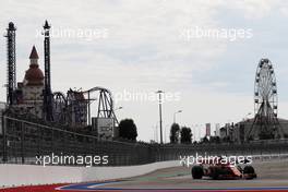 Sebastian Vettel (GER) Ferrari SF71H. 30.09.2018. Formula 1 World Championship, Rd 16, Russian Grand Prix, Sochi Autodrom, Sochi, Russia, Race Day.