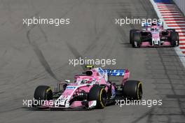 Esteban Ocon (FRA) Force India F1   30.09.2018. Formula 1 World Championship, Rd 16, Russian Grand Prix, Sochi Autodrom, Sochi, Russia, Race Day.